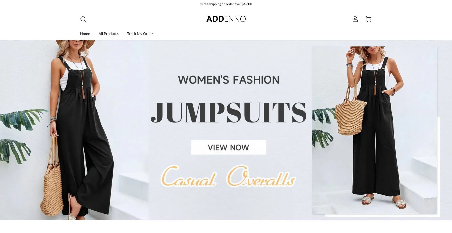 Website screenshot of Addenno.com