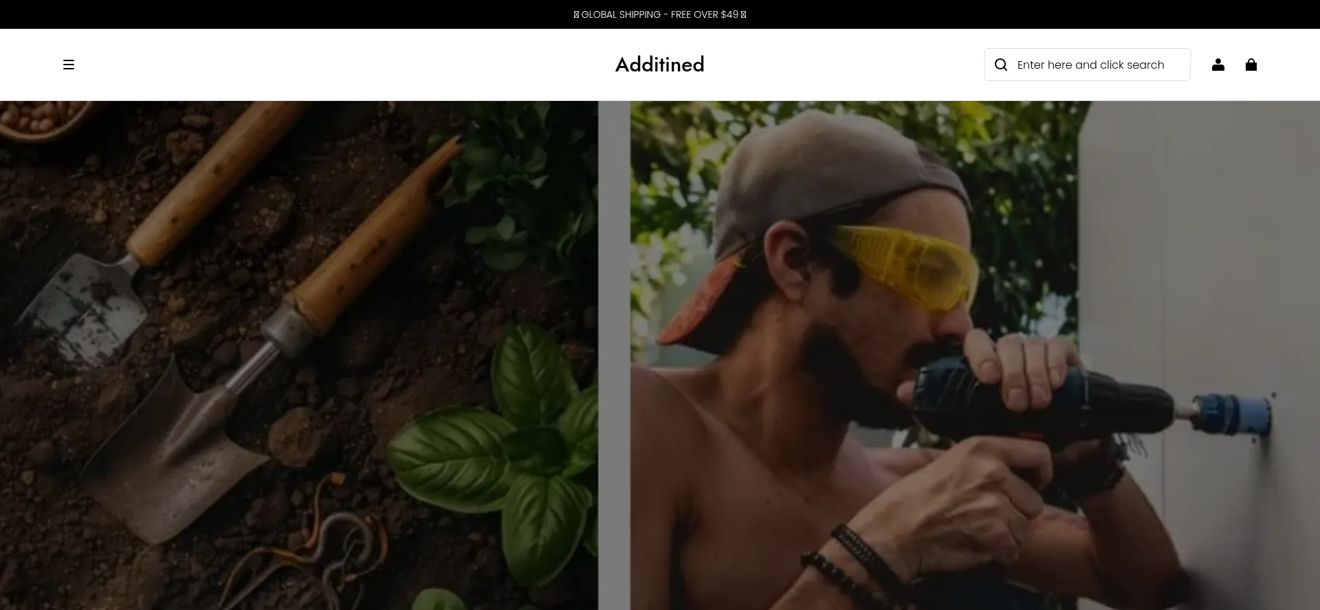 Website screenshot of Additined.com