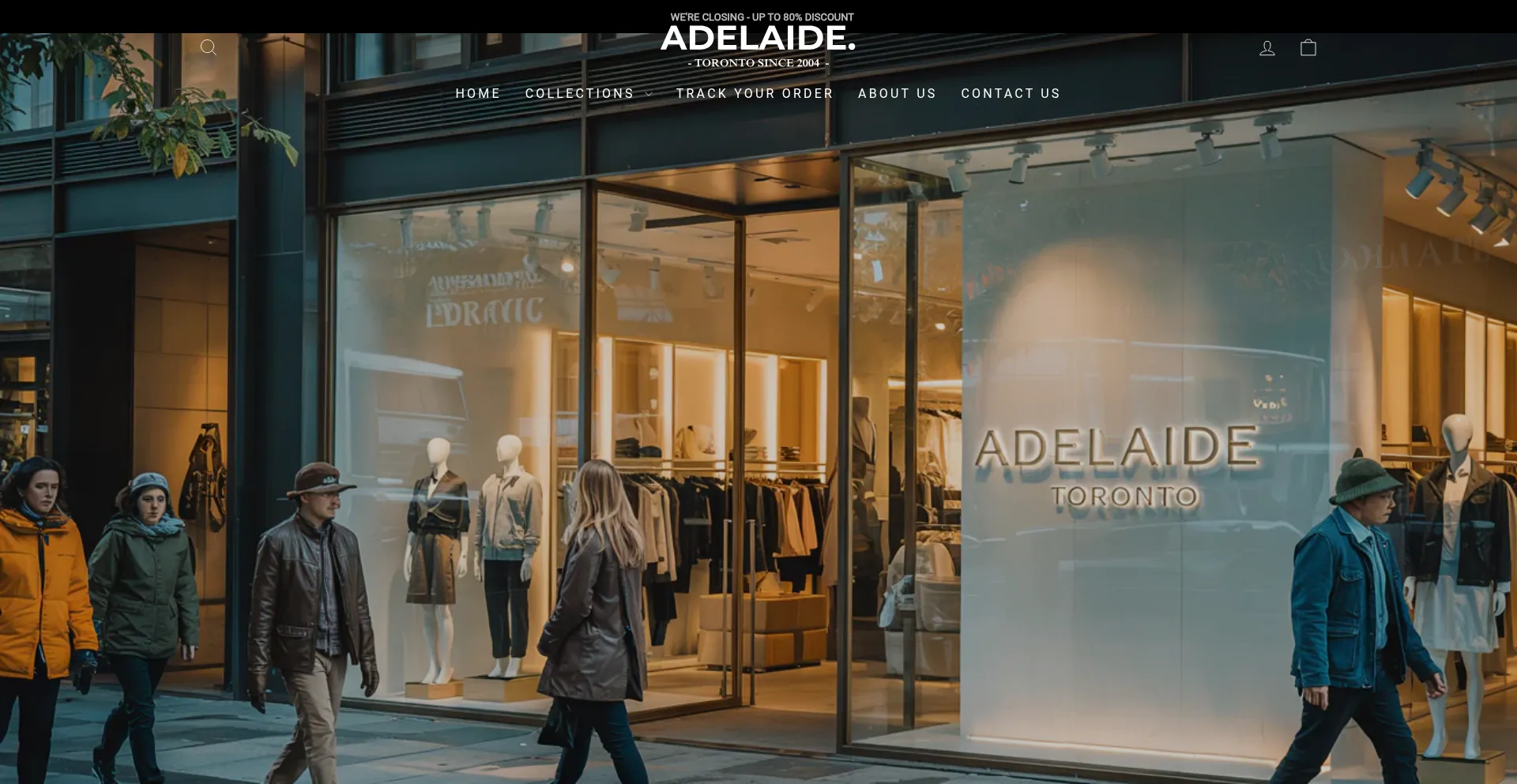 Website screenshot of Adelaide-toronto.com