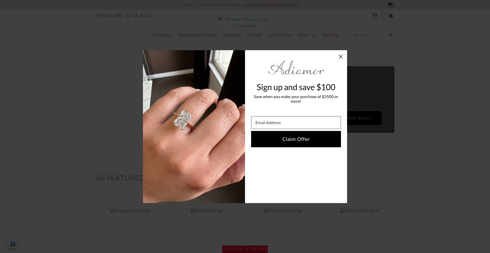 Adiamor.com Screenshot