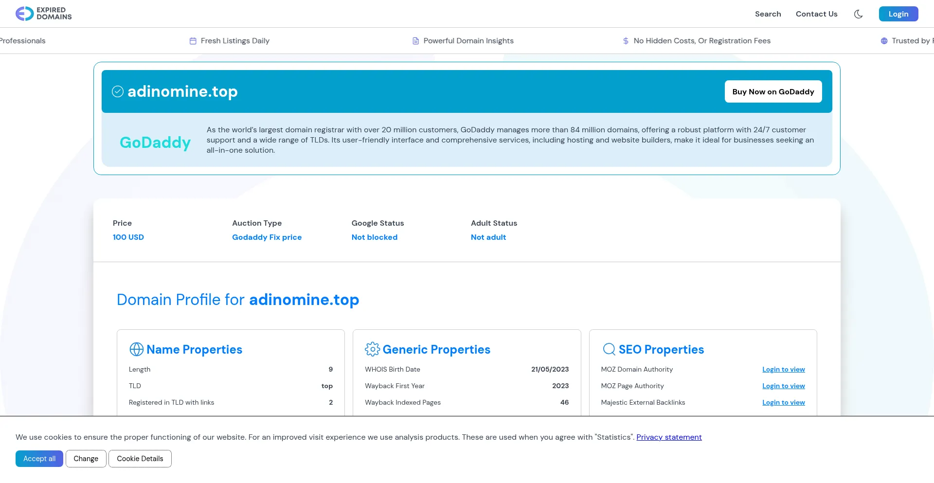 Is Adinomine.top Safe?