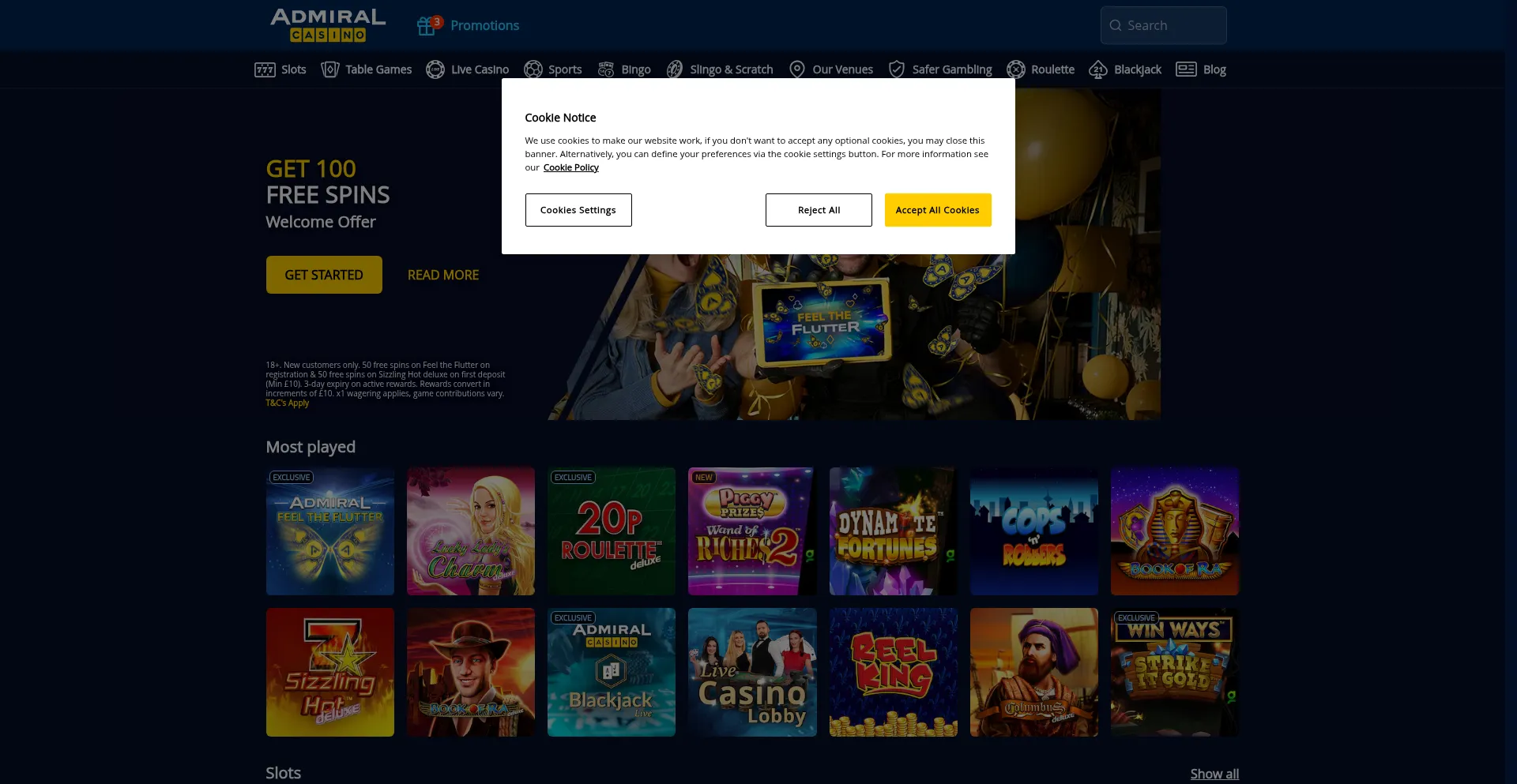 Is Admiralcasino.co.uk Safe?