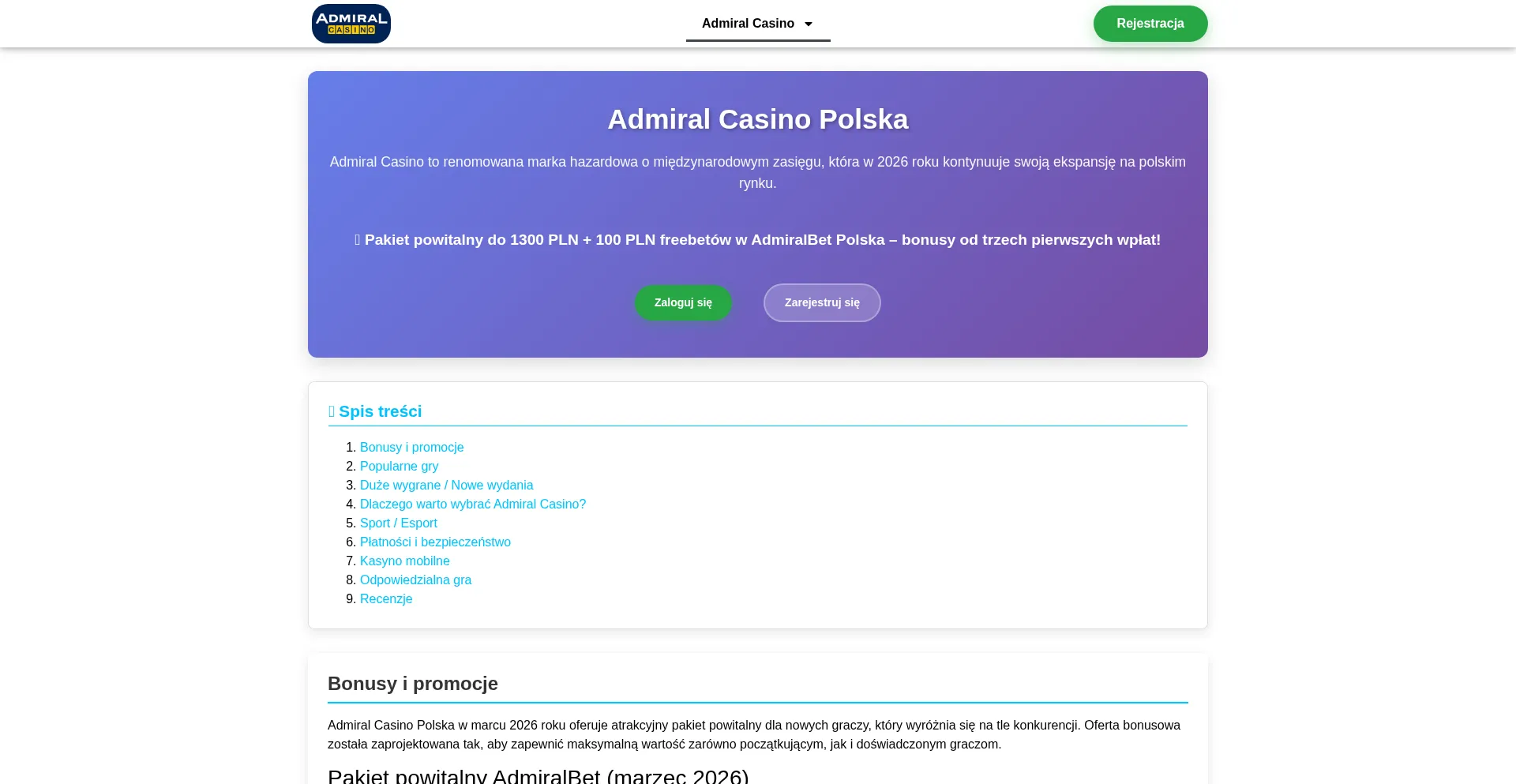 Admiralcasinopl.com