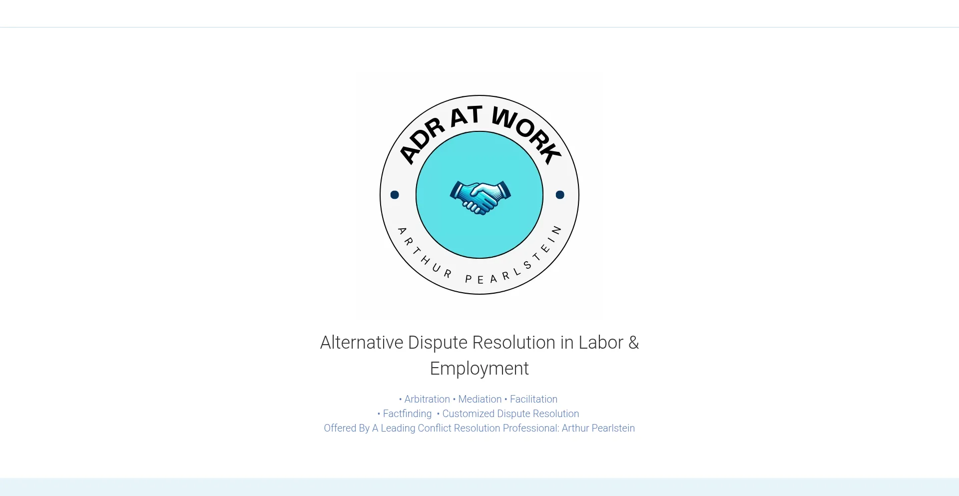 Website screenshot of Adratwork.com
