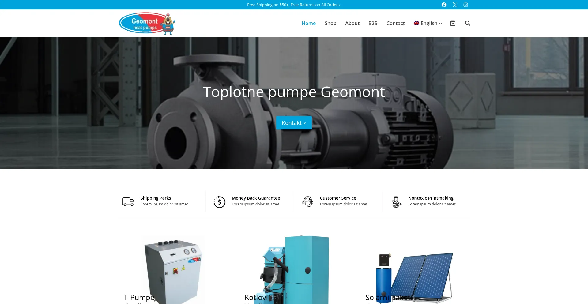 Website screenshot of Adrijanafish.com