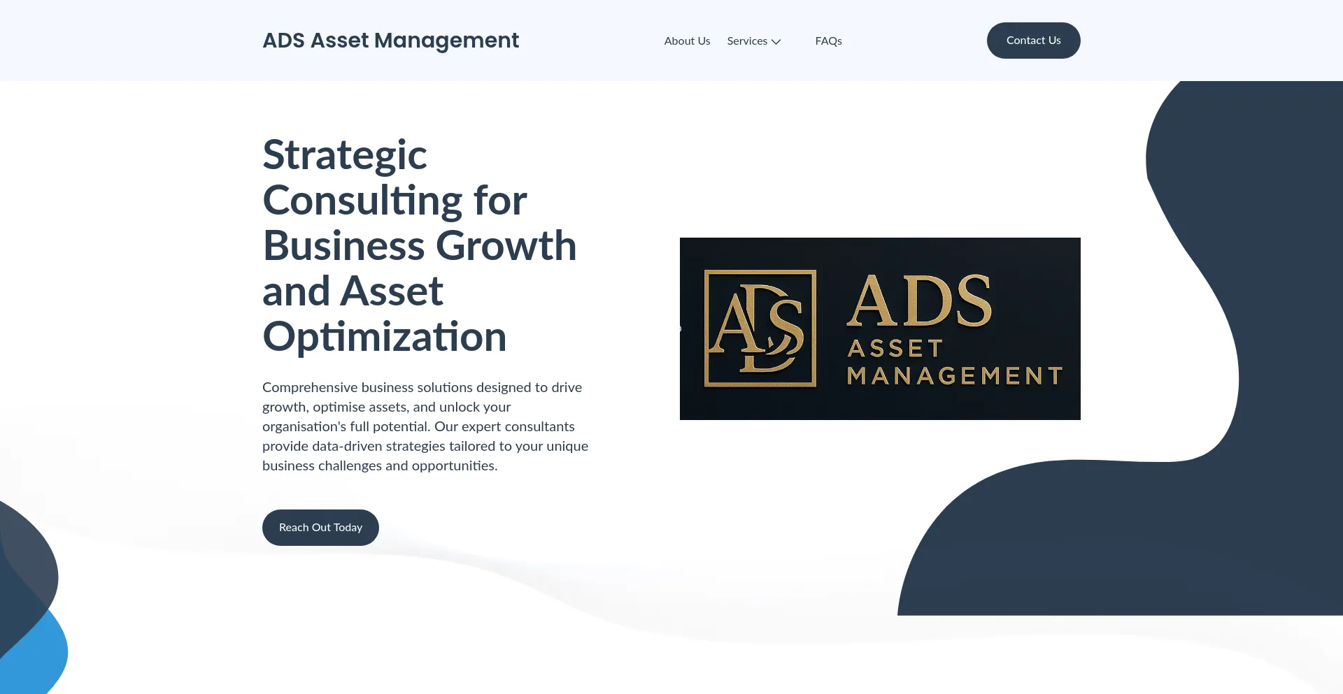 Website screenshot of Adsassets.com