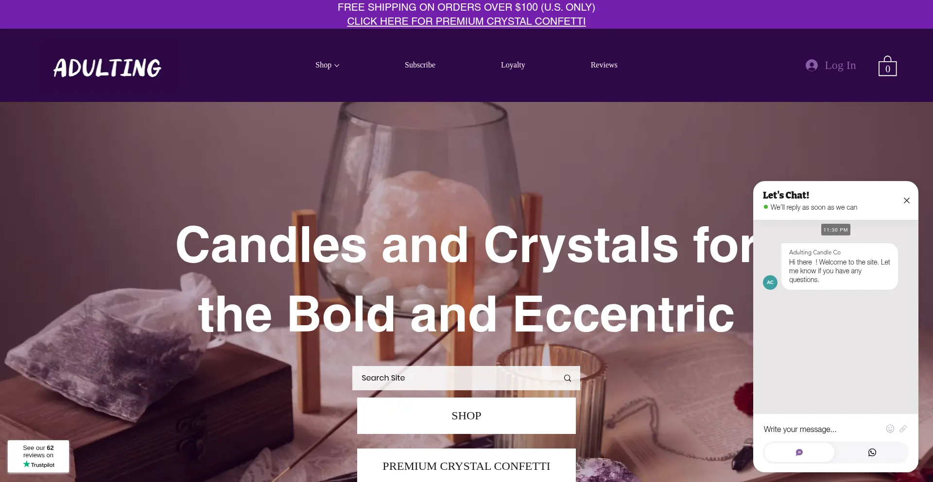 Adultingcandleco.com