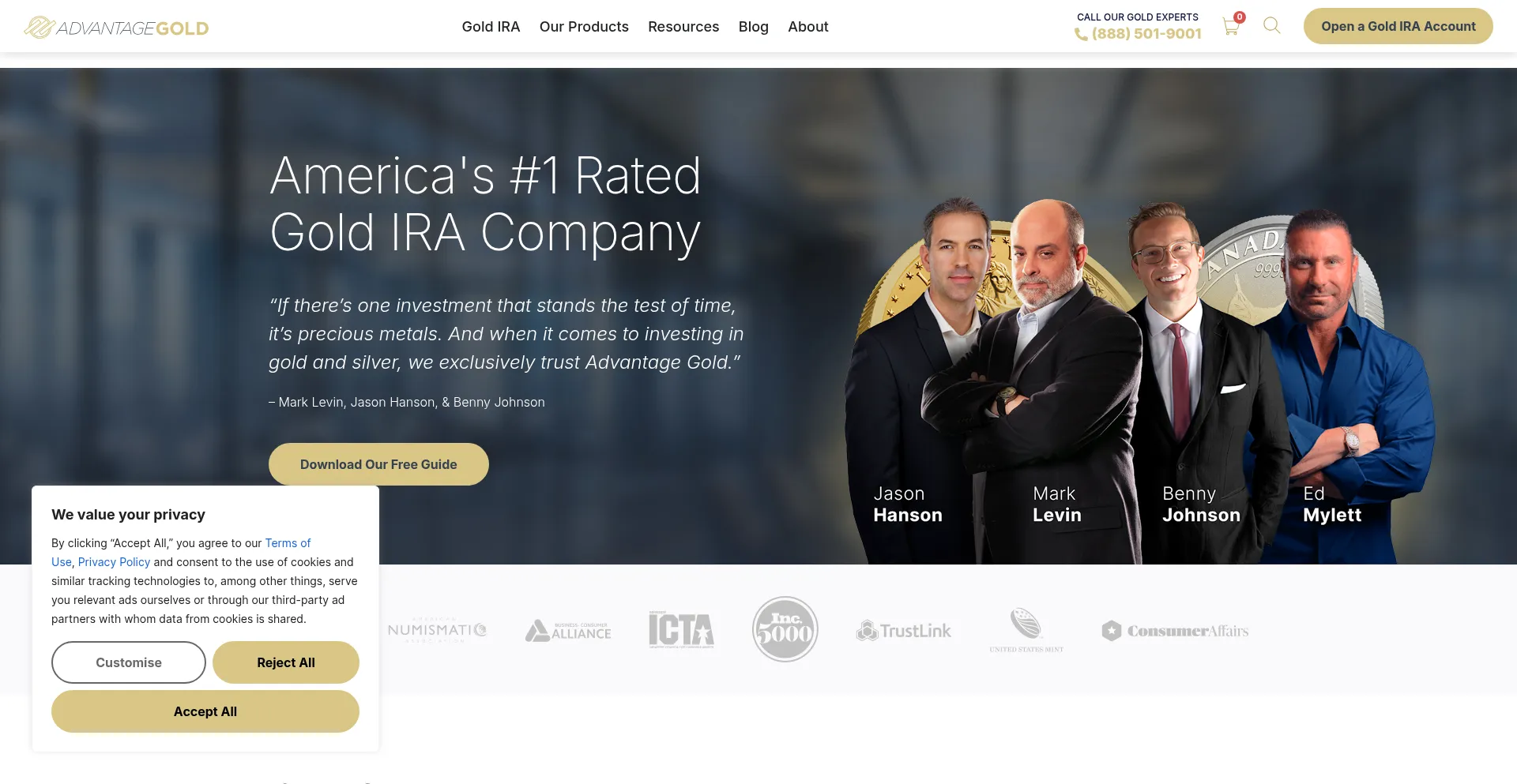Is Advantagegold.com Safe?