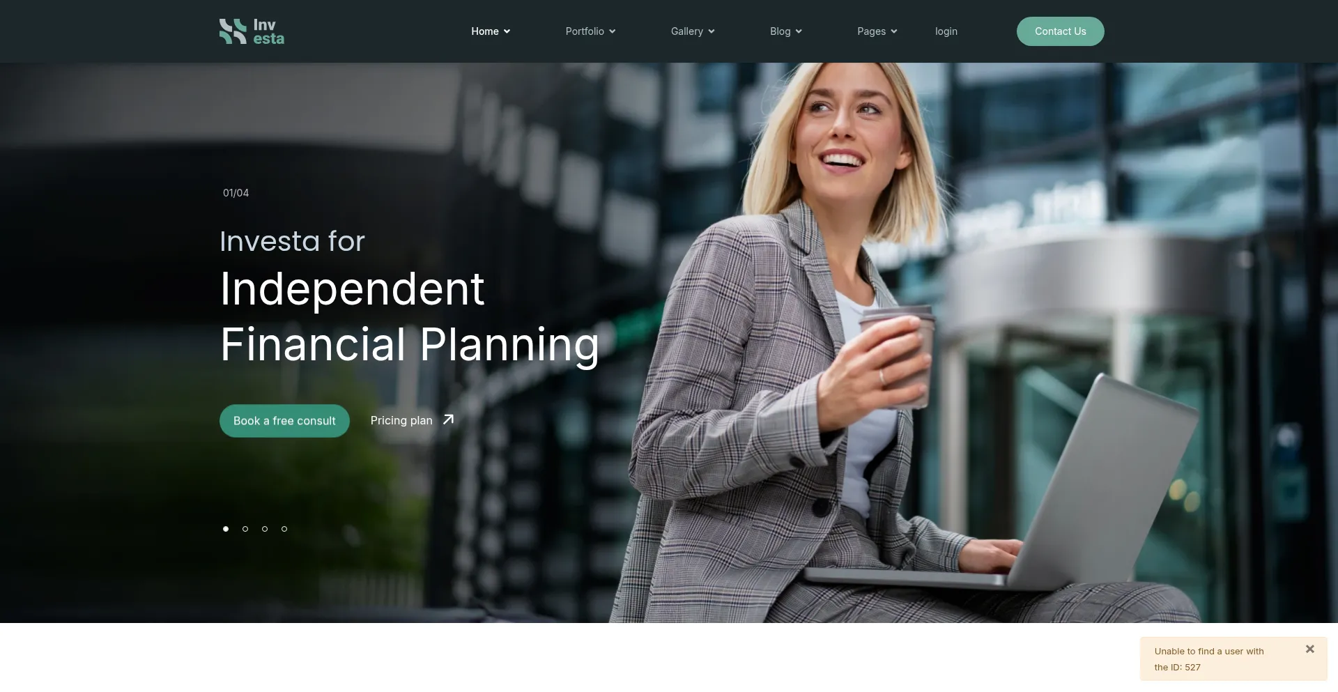 Website screenshot of Advanzly.com