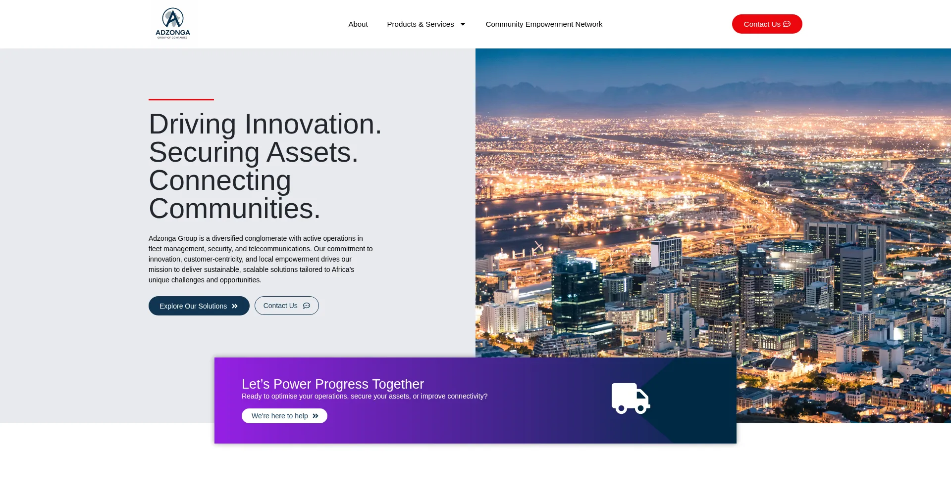 Adzonga.com Screenshot