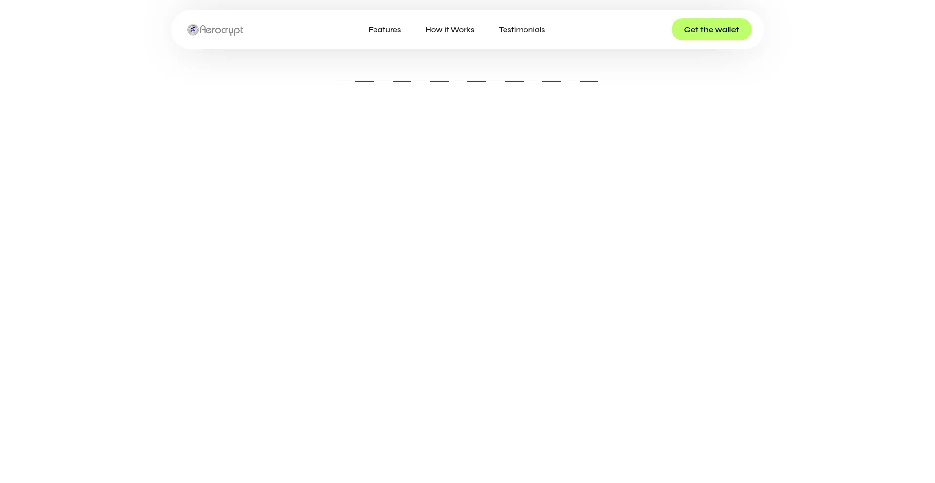 Aerocrypt.com Screenshot