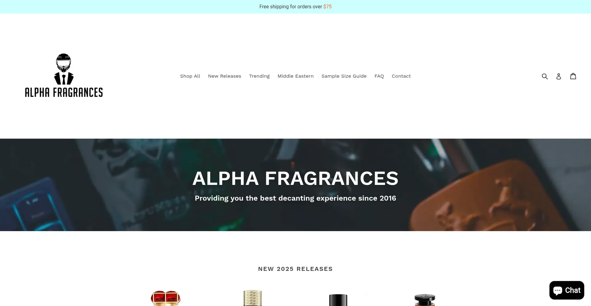Af-decants.com Screenshot