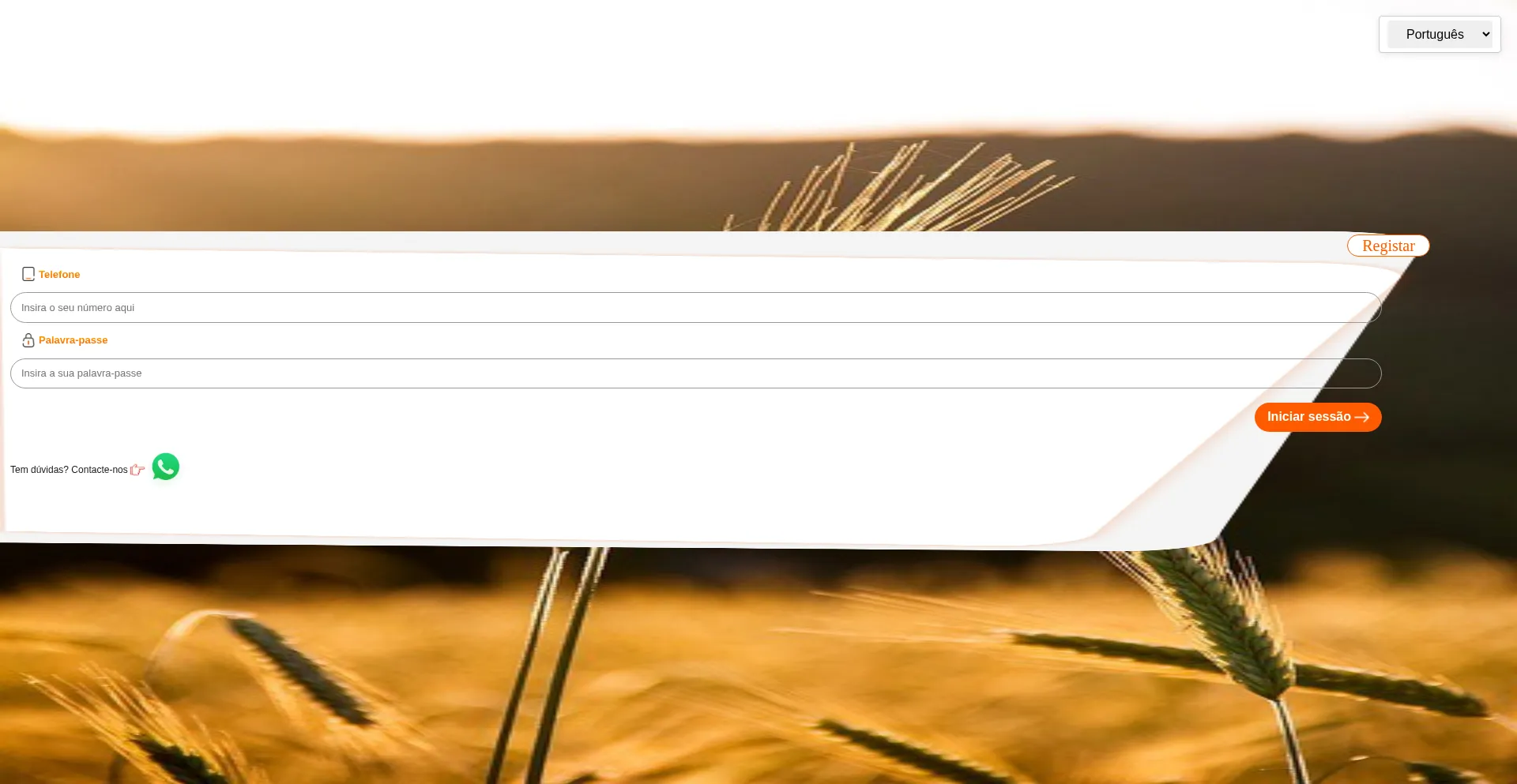 Website screenshot of Africahopeenergy.life