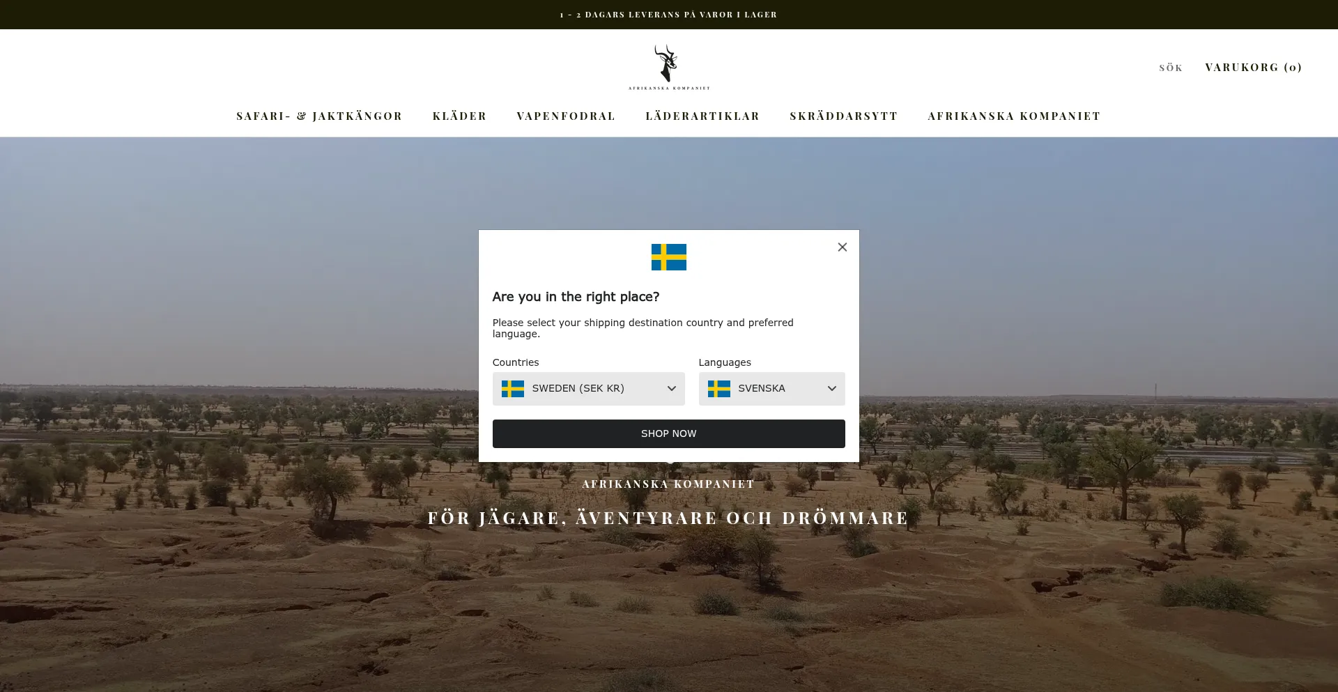 Is Afrikanskakompaniet.se Safe?