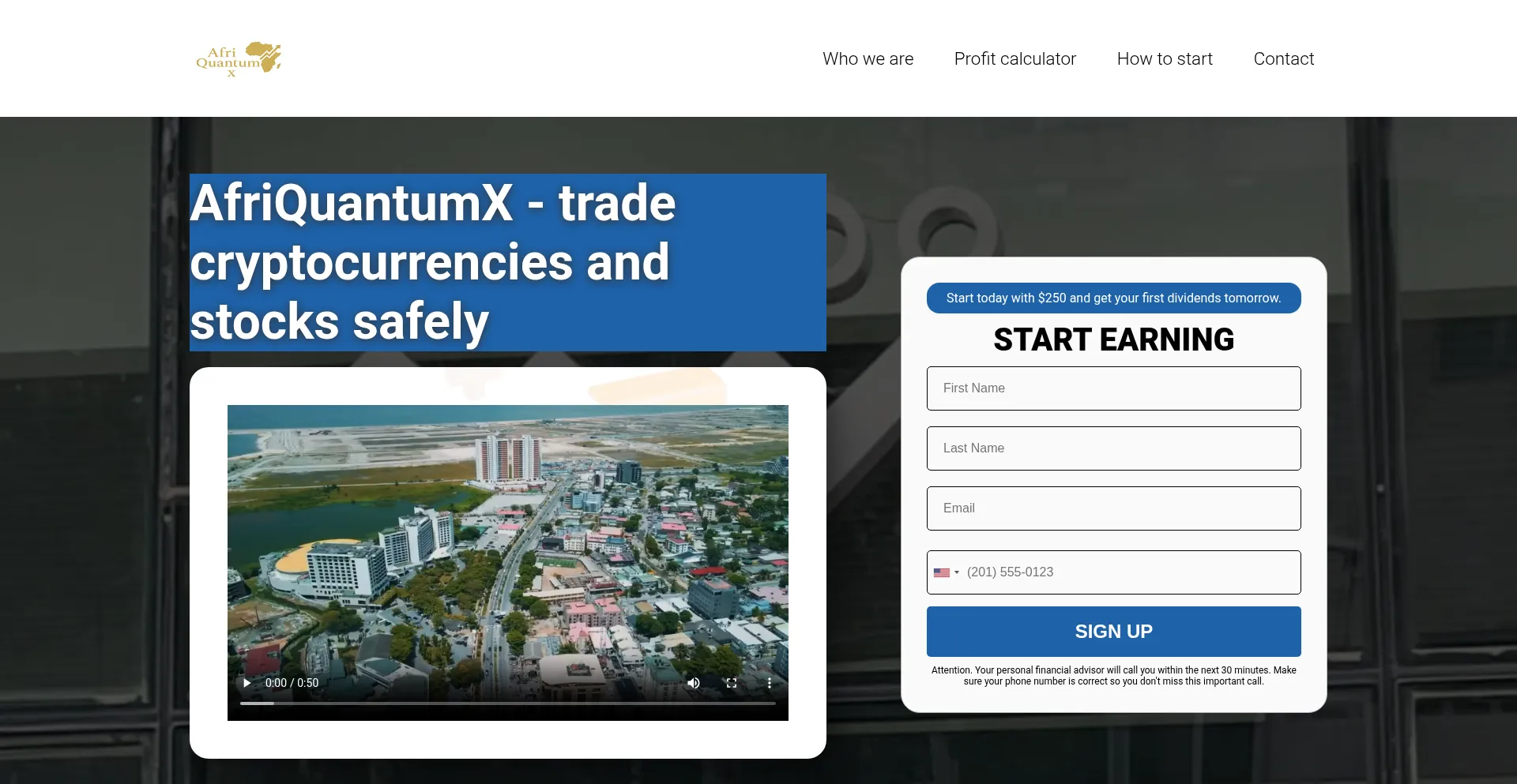 Is Afriquantumx.com Safe?