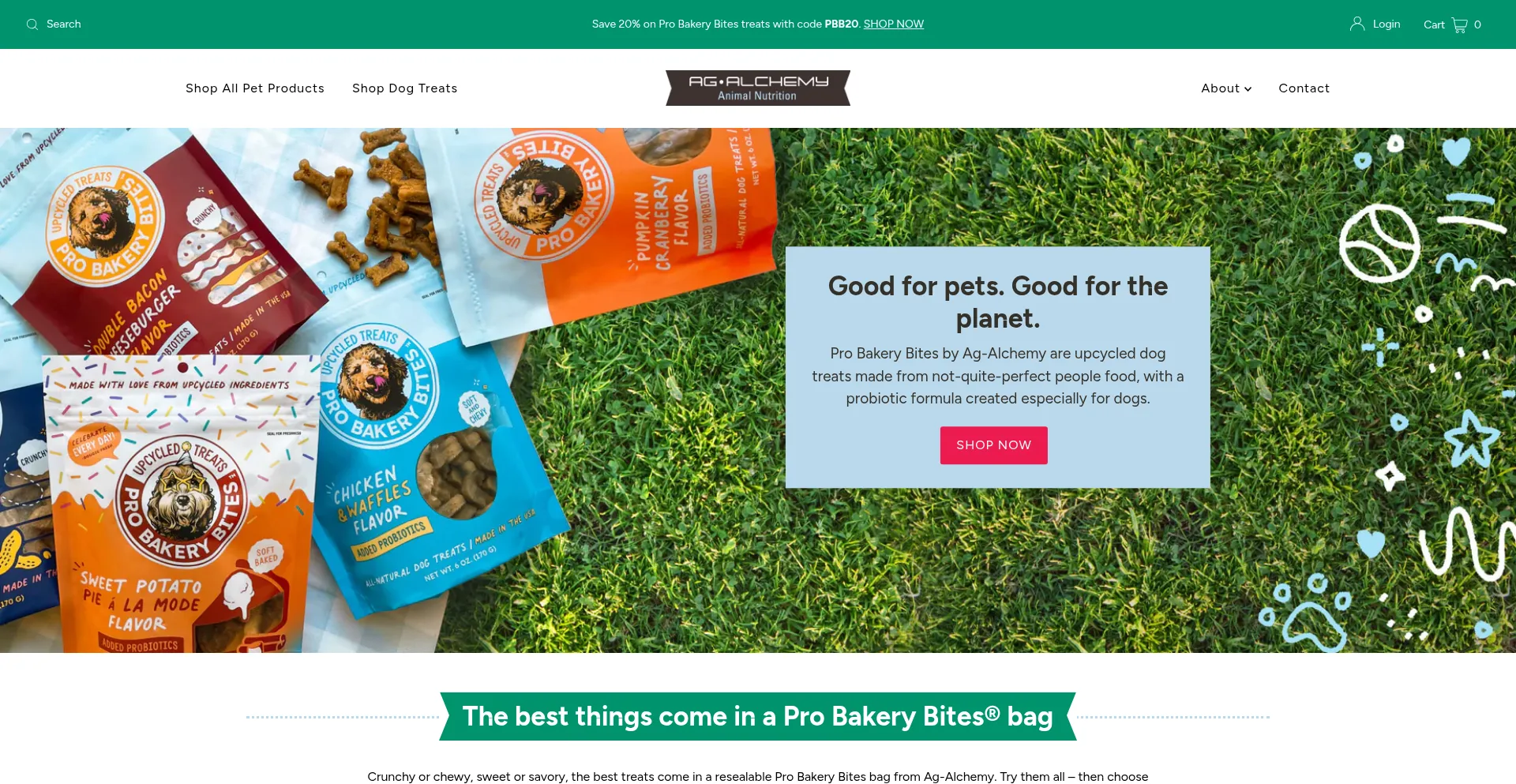Website screenshot of Ag-alchemy.com