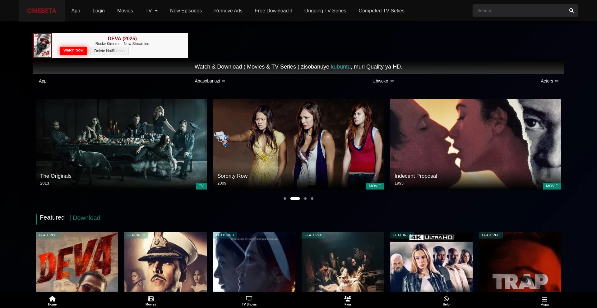 Website screenshot of Agasobanuyebox.com
