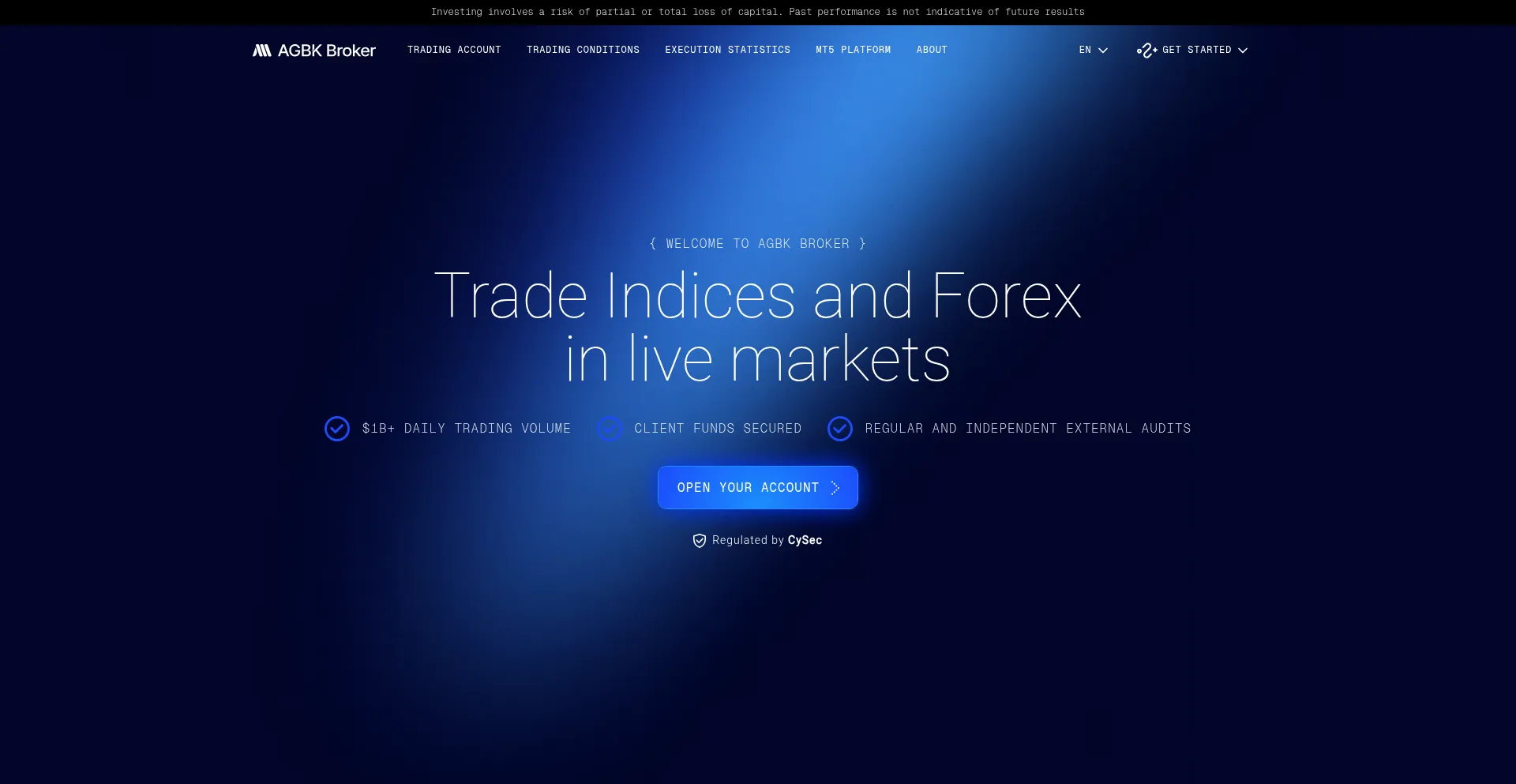 Website screenshot of Agbk-broker.com