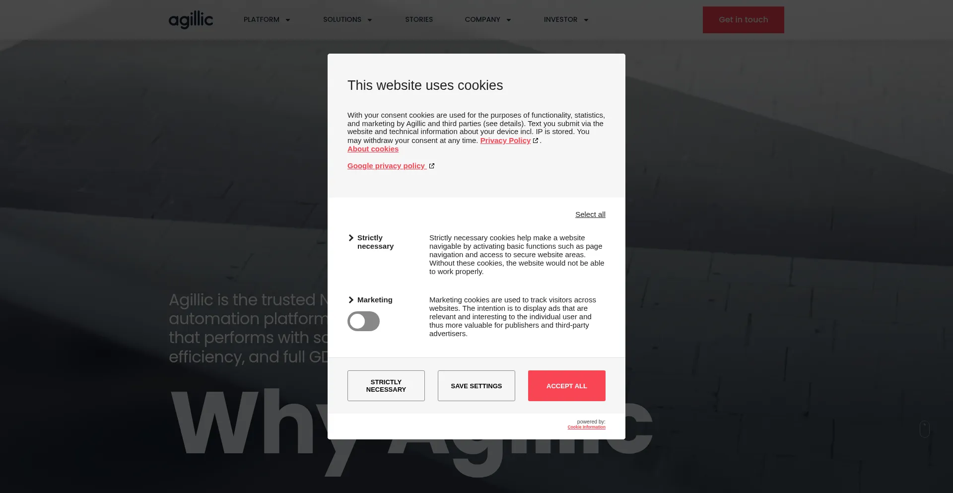 Agillic.com Screenshot