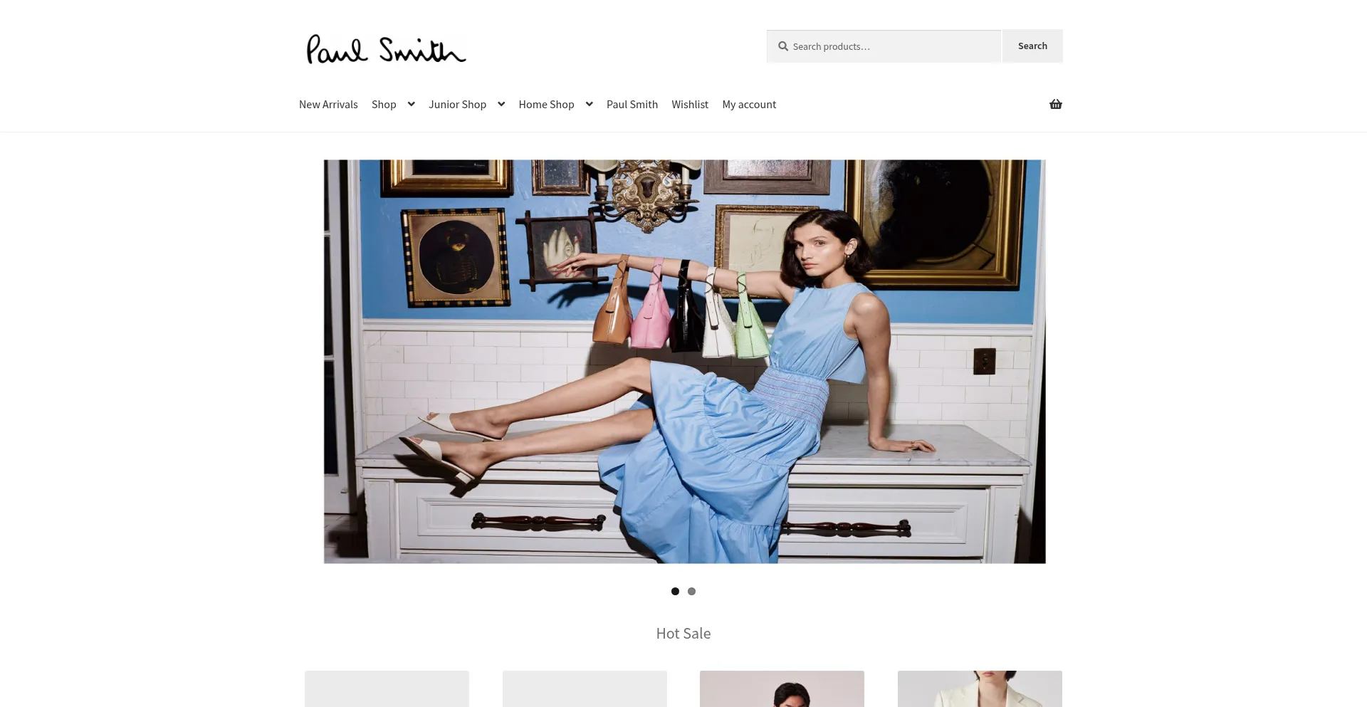 Website screenshot of Ahalivamingel.shop