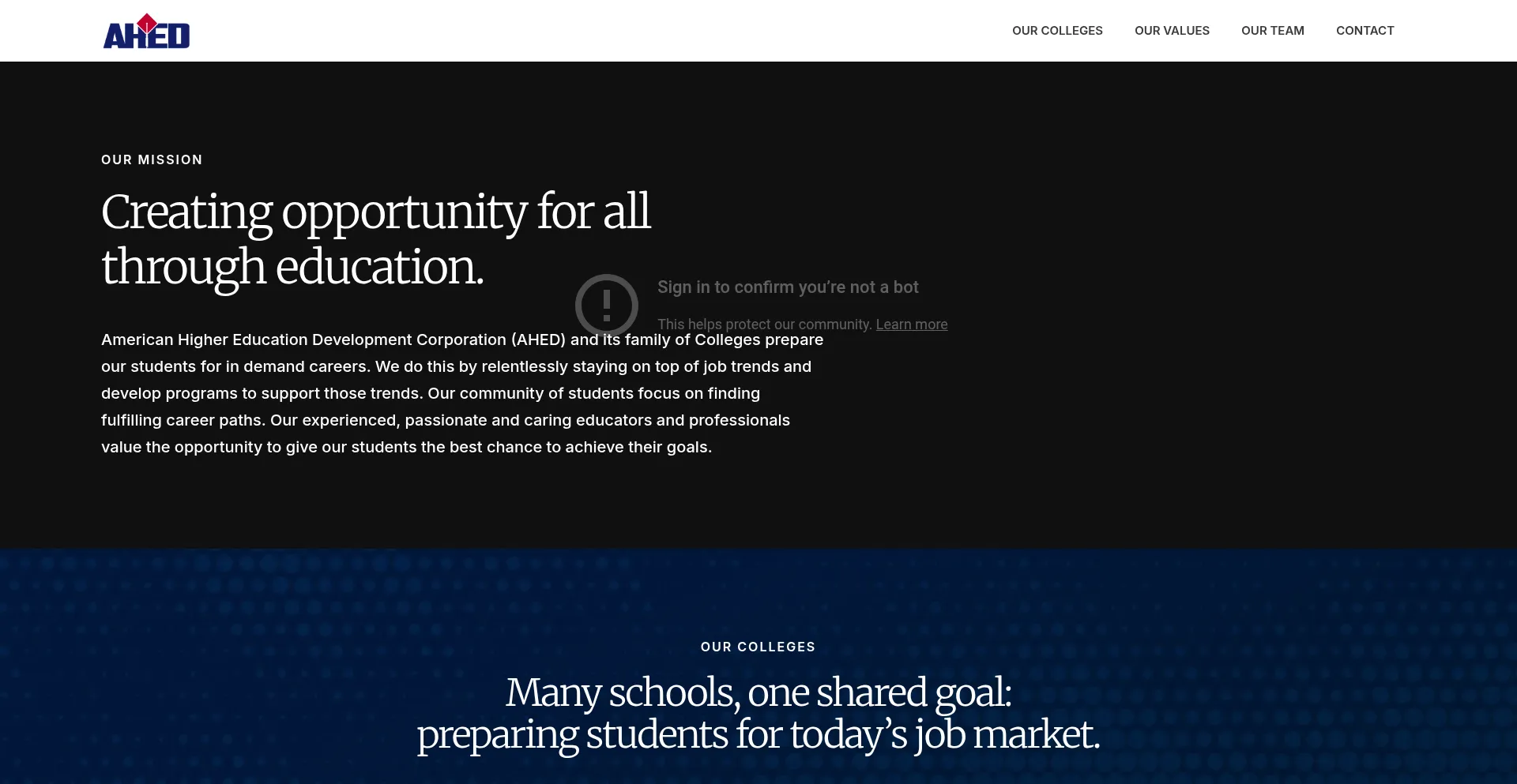 Ahed.com Screenshot
