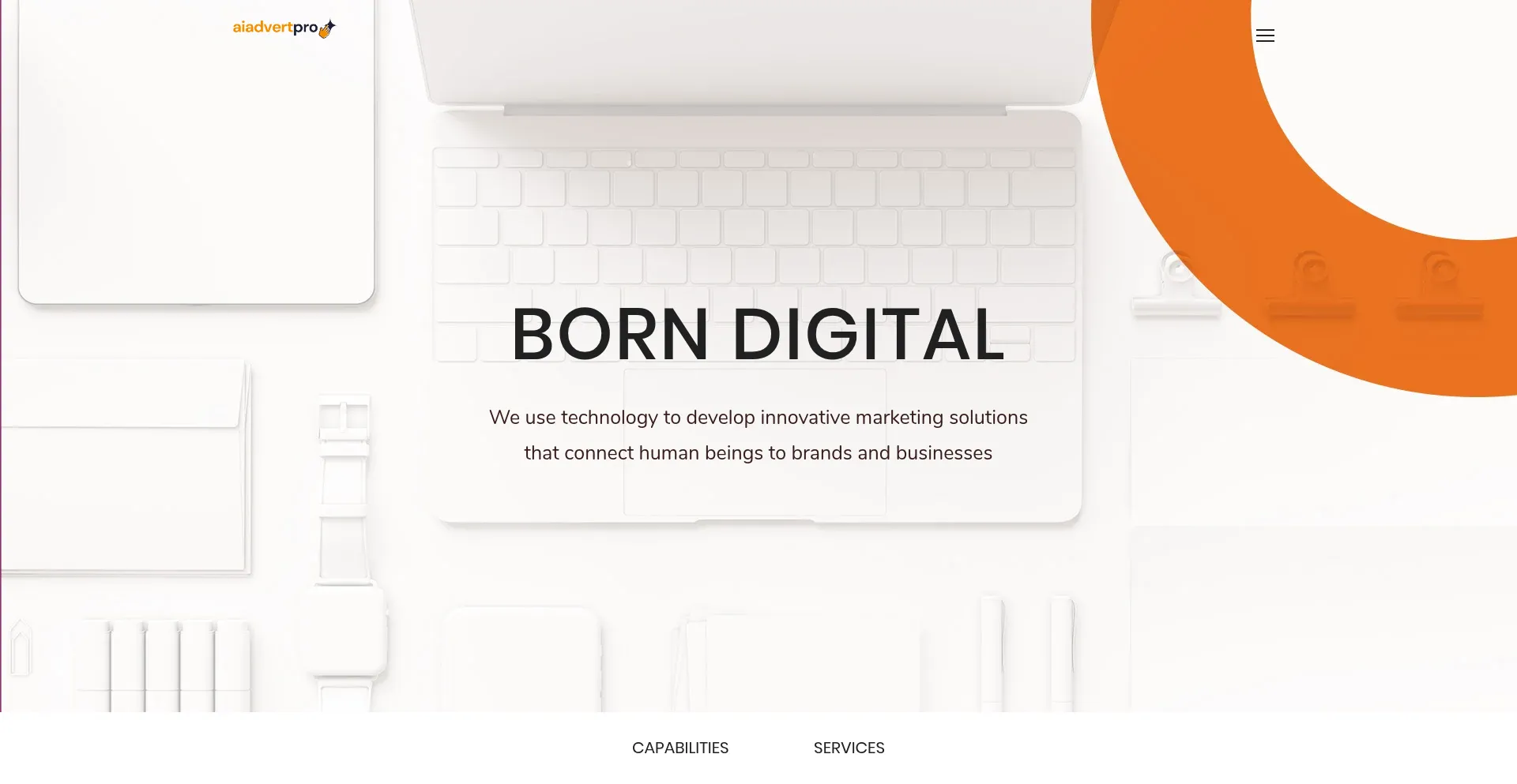 Website screenshot of Aiadvertpro.com