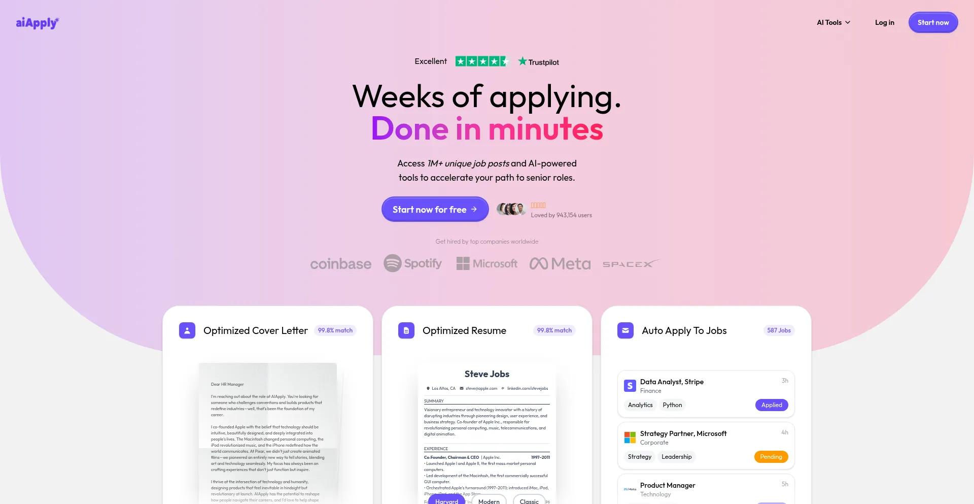 Aiapply.co Screenshot
