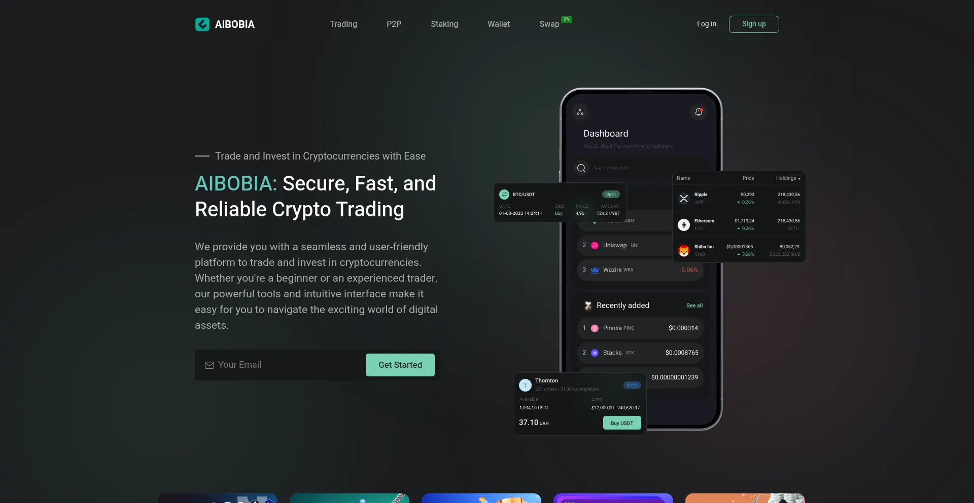 Aibobia.com Screenshot