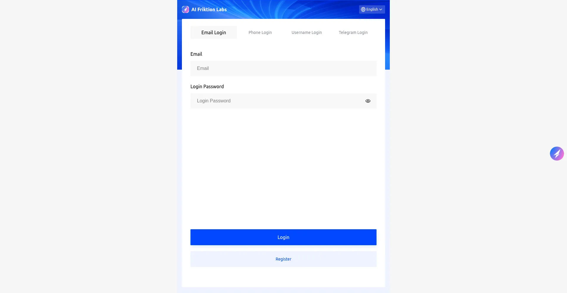 Website screenshot of Aifriktionbenefits.org