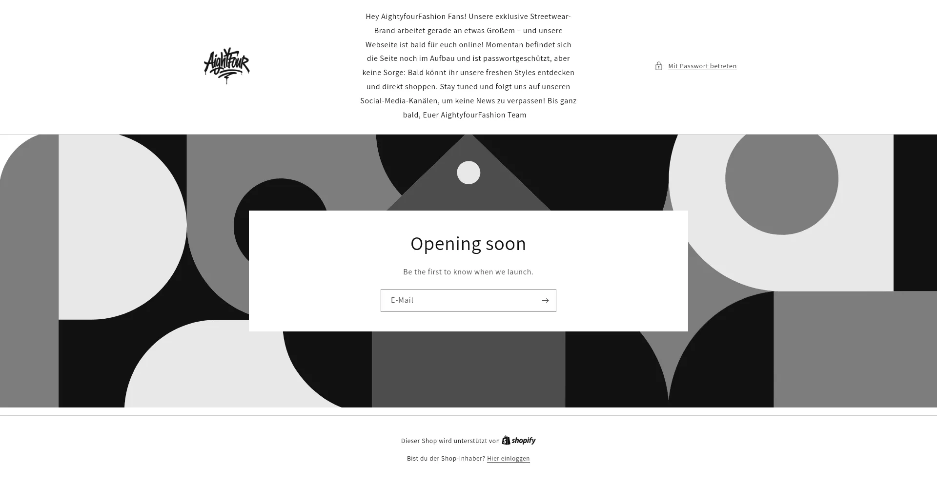 Website screenshot of Aightyfour.com