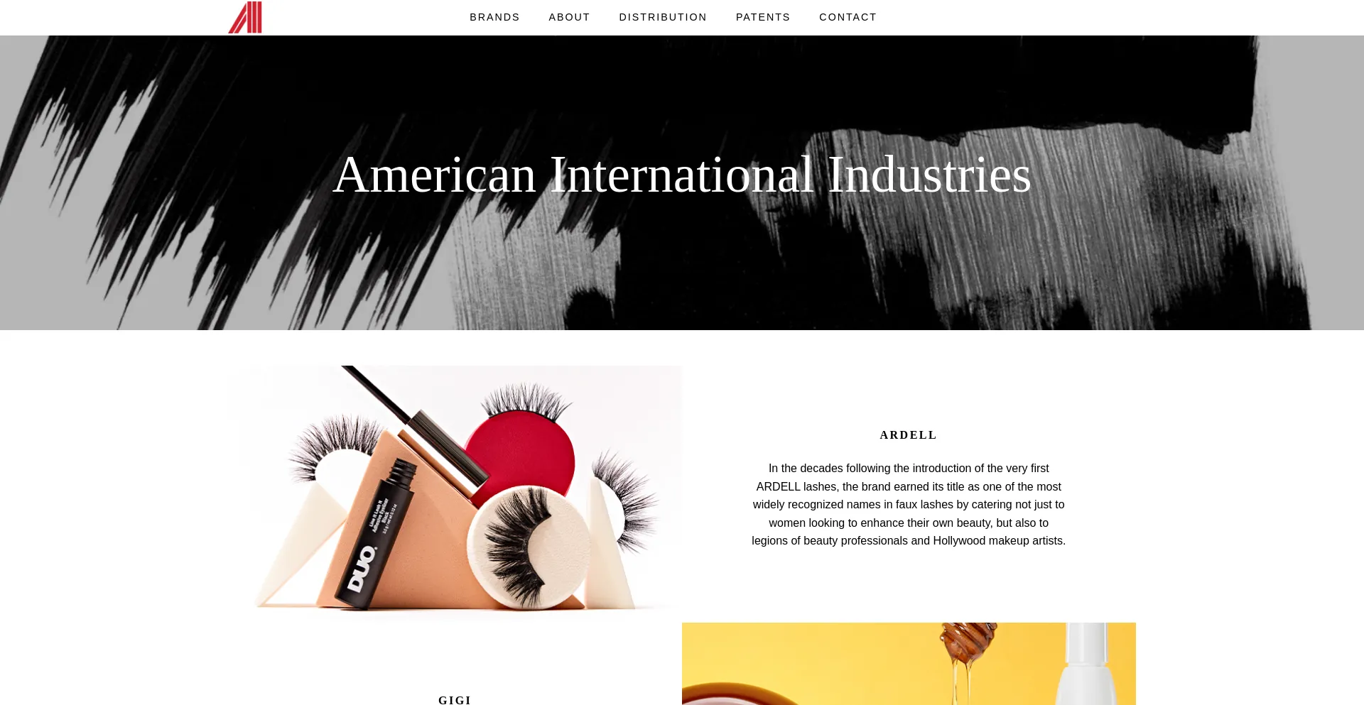 Website screenshot of Aiibeauty.com
