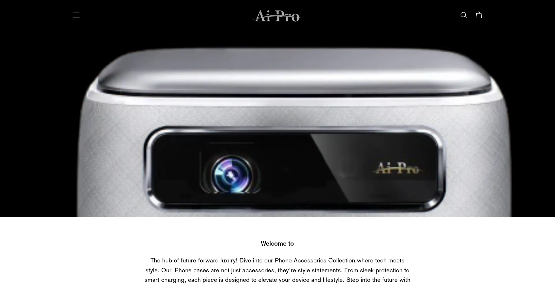 Website screenshot of Aiprousa.com