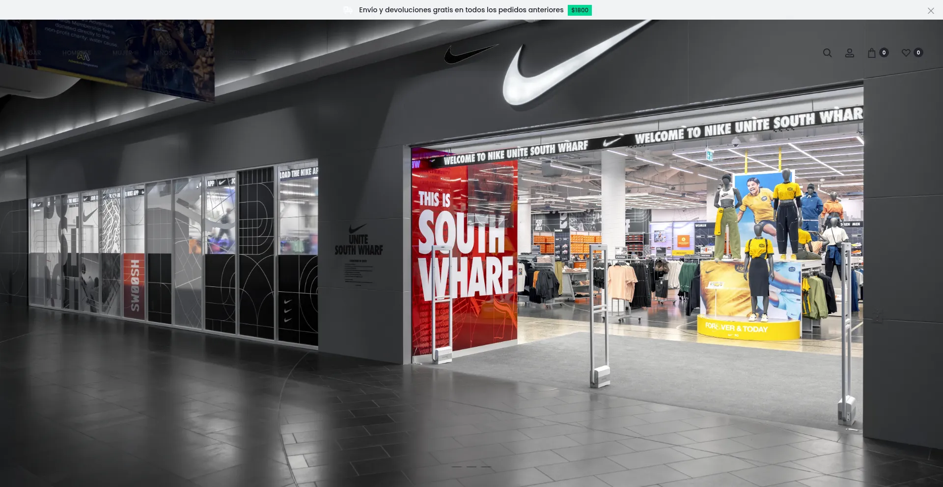 Website screenshot of Air-max.com.mx