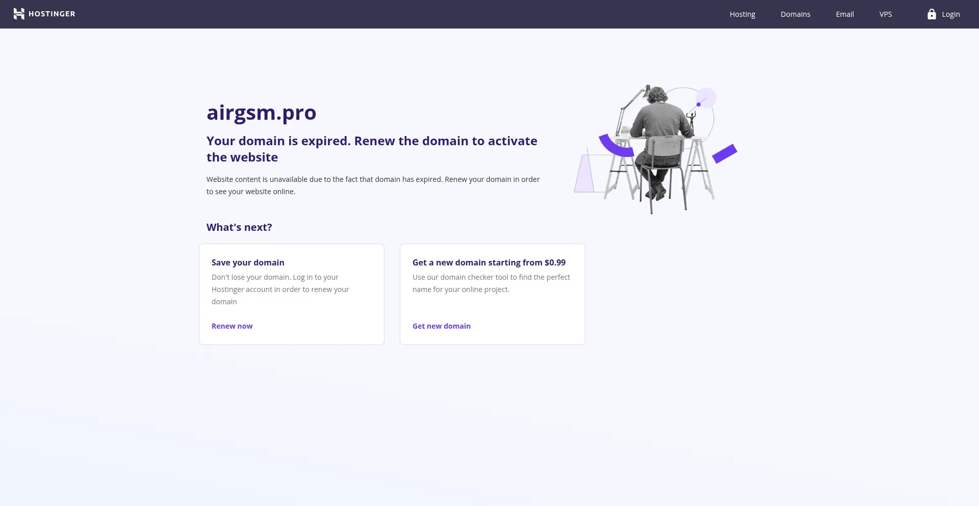 Website screenshot of Airgsm.pro