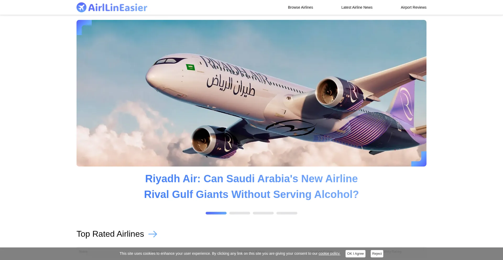 Airlineasier.com Screenshot