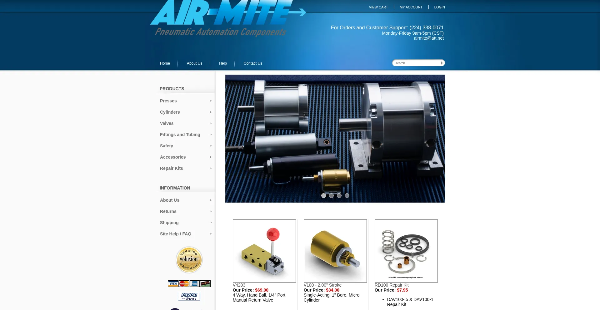 Airmitedirect.com Screenshot