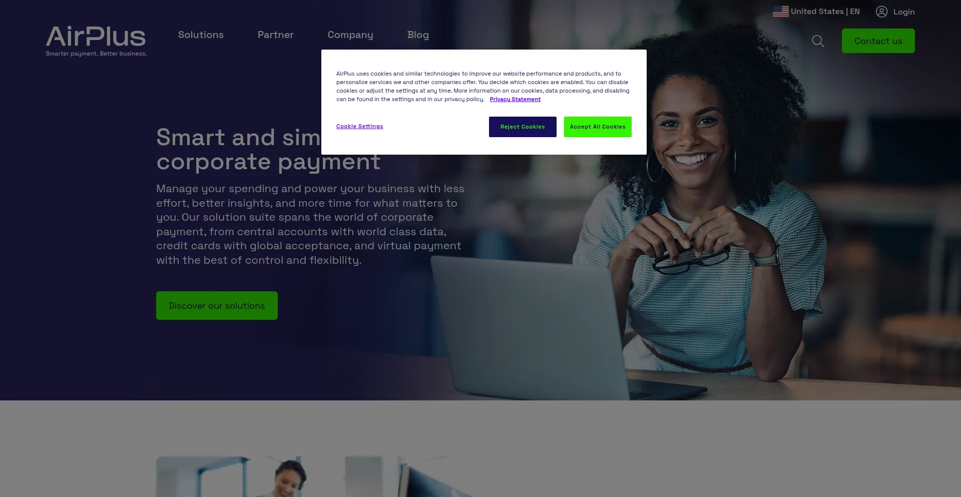 Airplus.com Screenshot