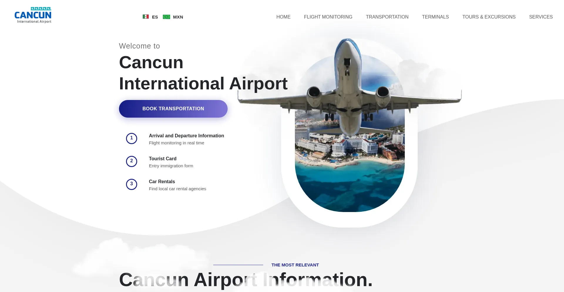 Airportcancun.com Screenshot