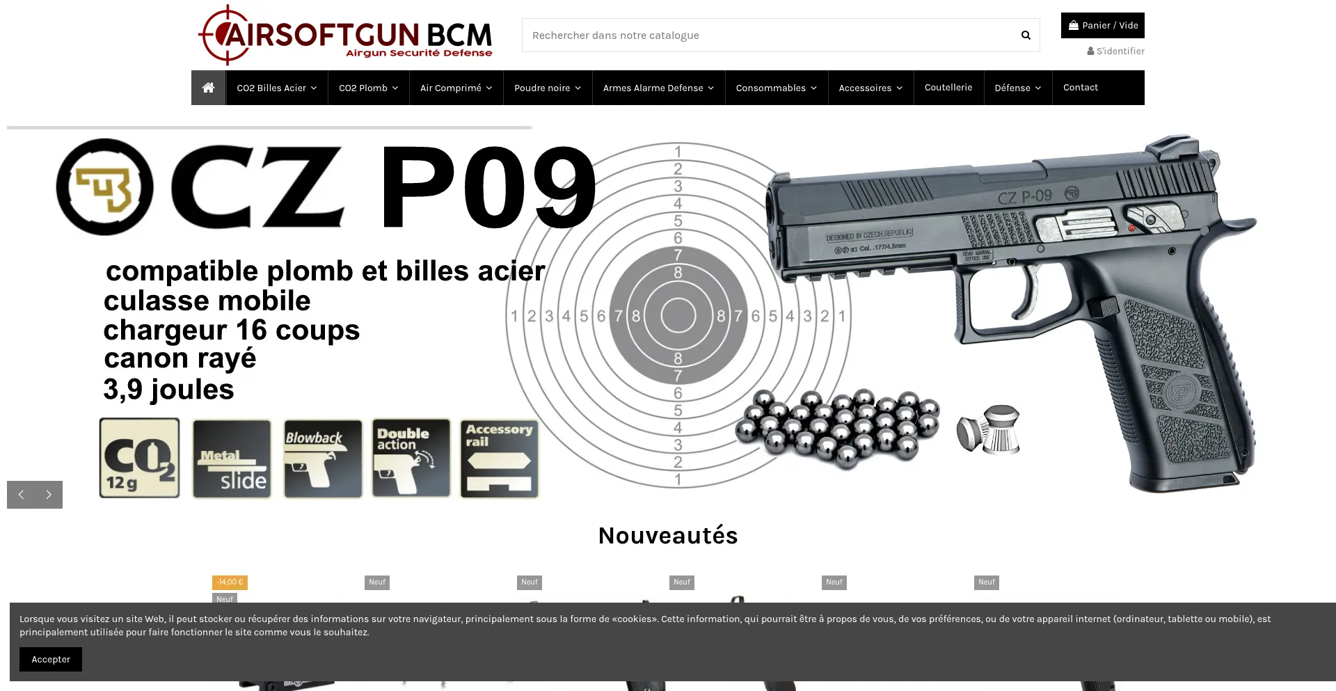 Airsoftgunbcm.com Screenshot