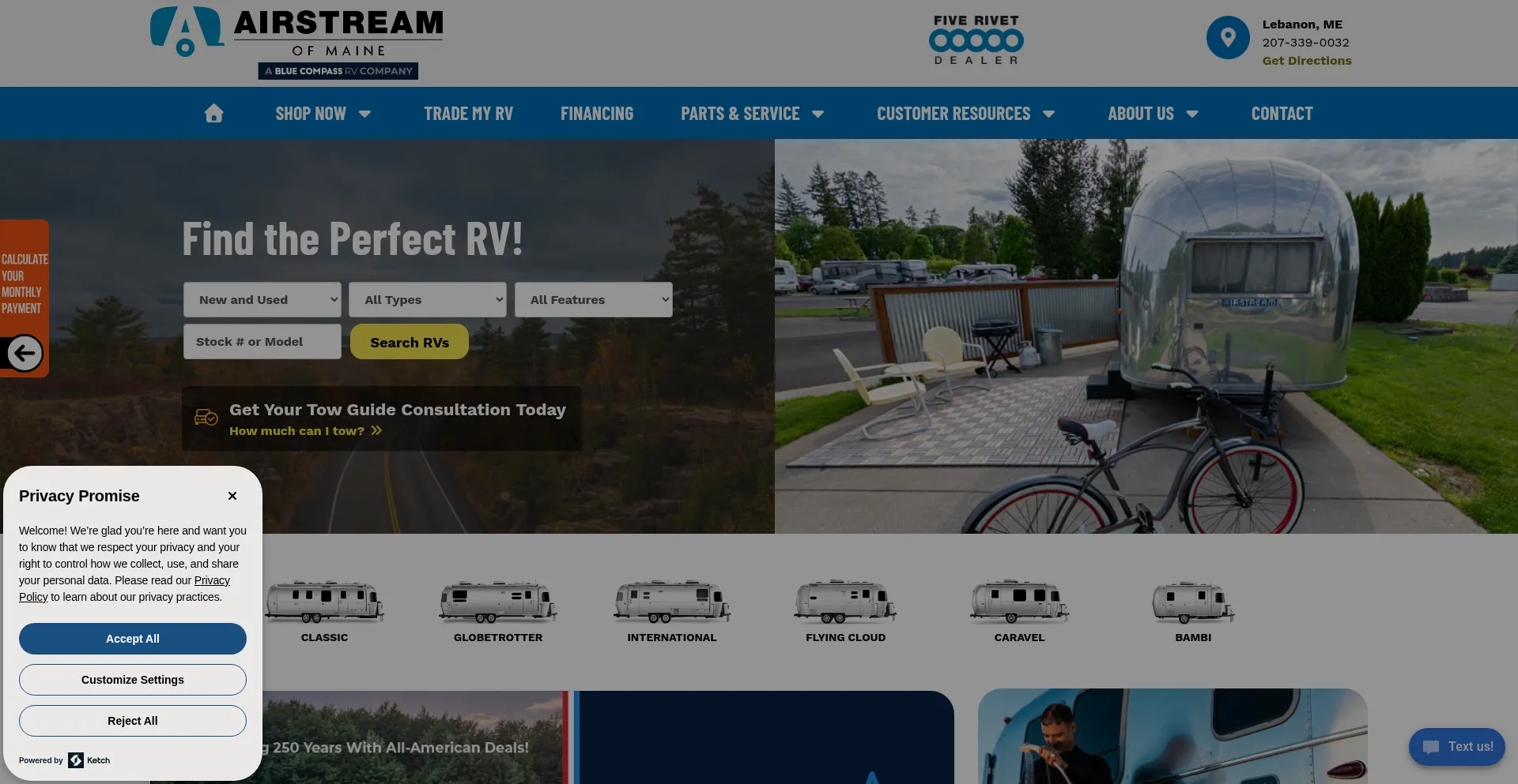 Airstreammaine.com