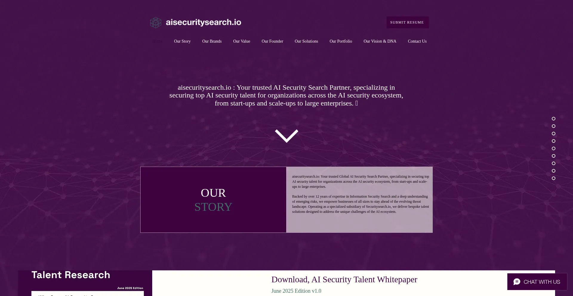 Aisecuritysearch.io Screenshot