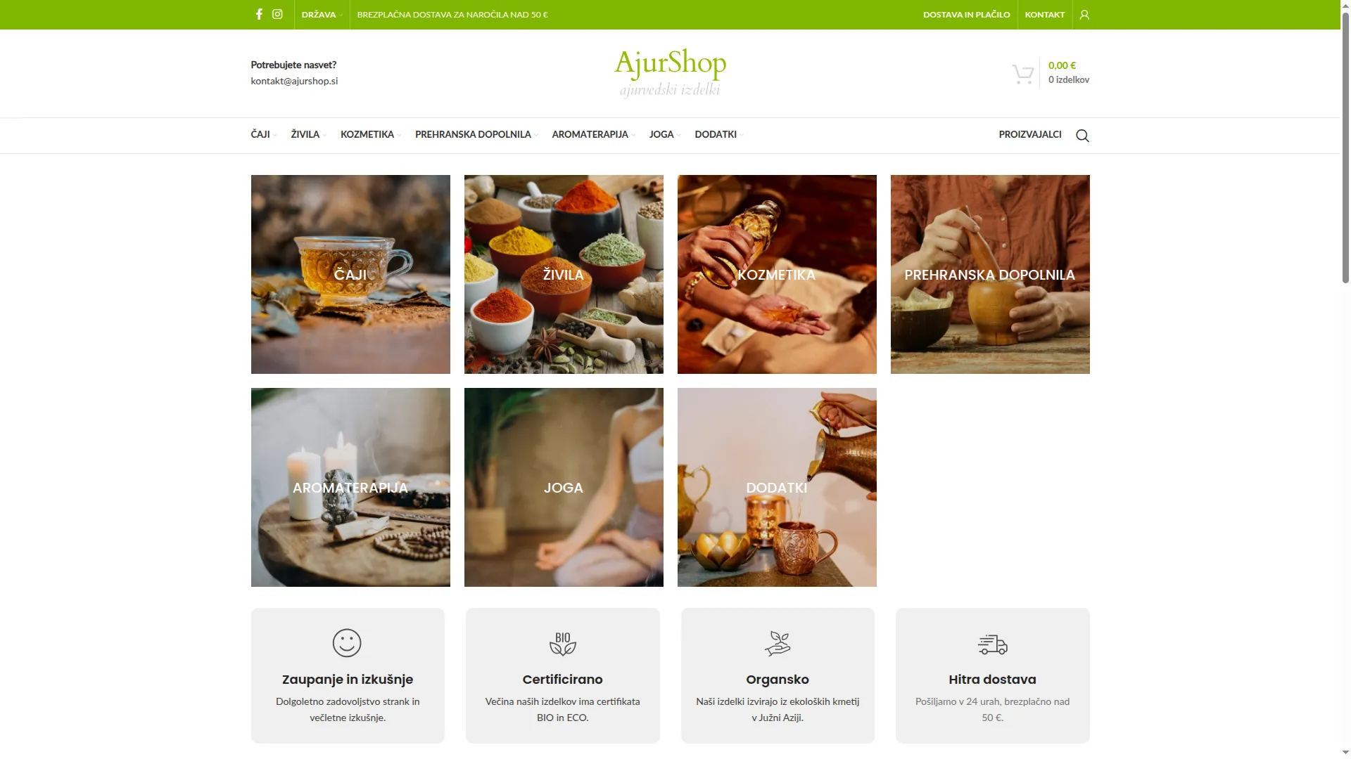 Ajurshop.si