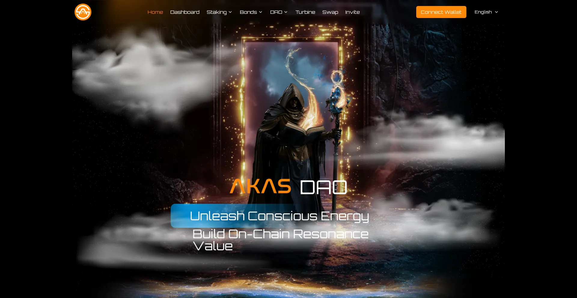 Website screenshot of Akasdao.com