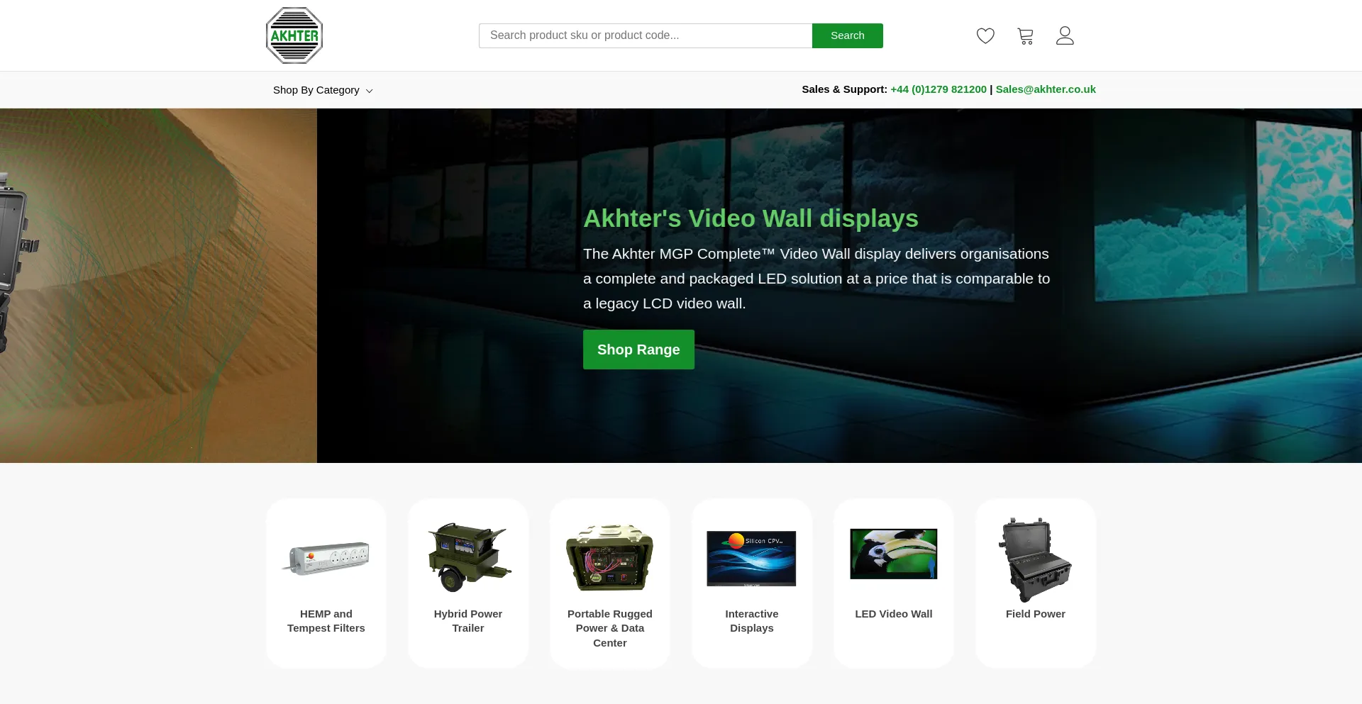 Website screenshot of Akhtermarketplace.com
