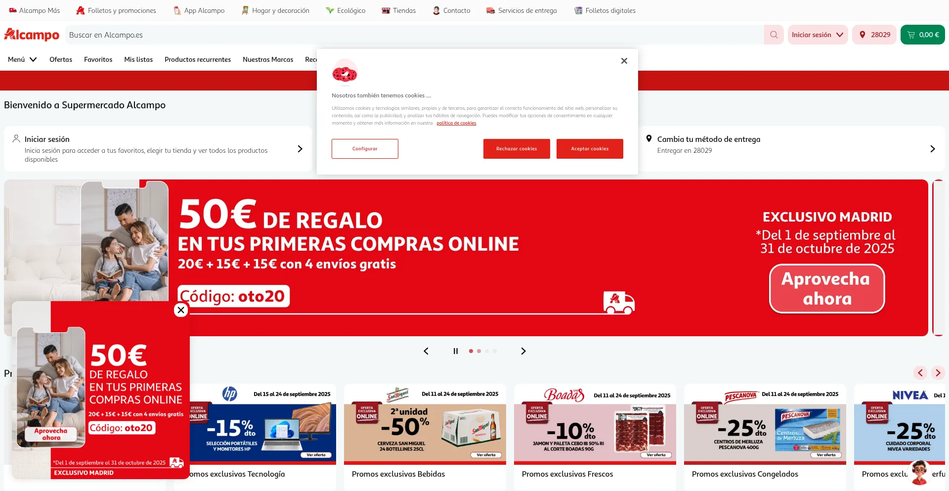 Alcampo.com Screenshot