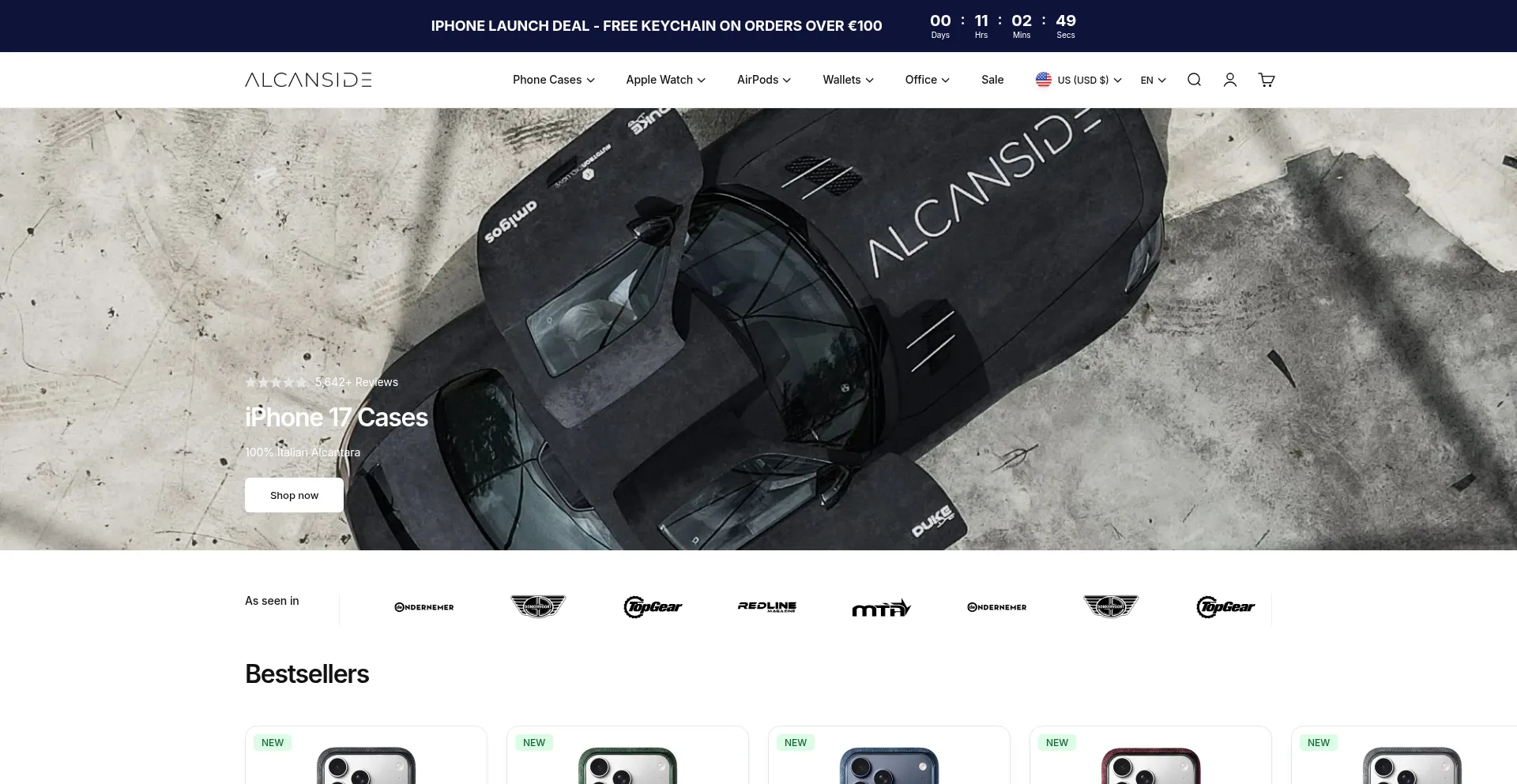 Alcanside.com Screenshot