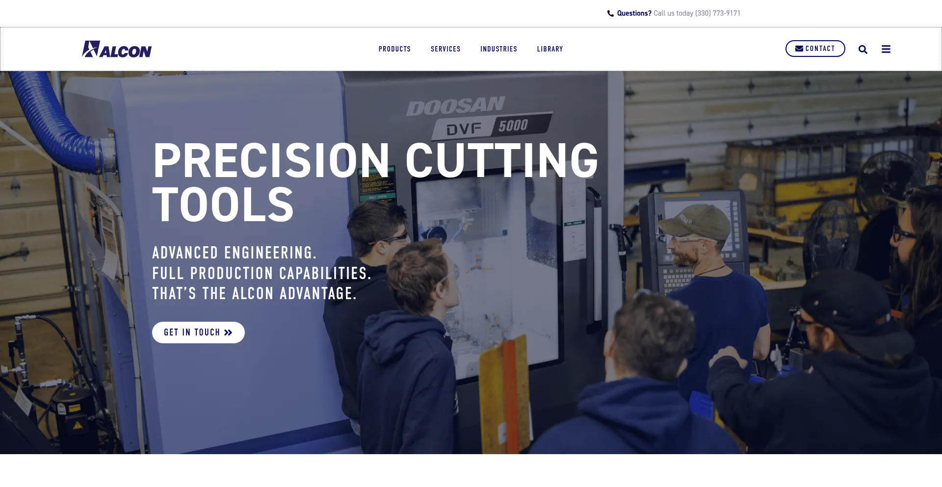 Website screenshot of Alcontool.com