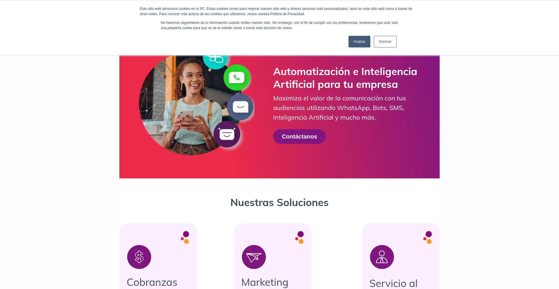 Website screenshot of Aldm.co