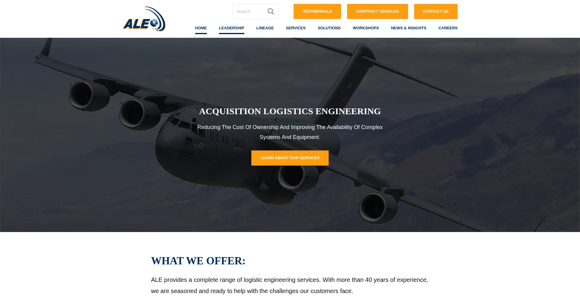 Ale.com Screenshot