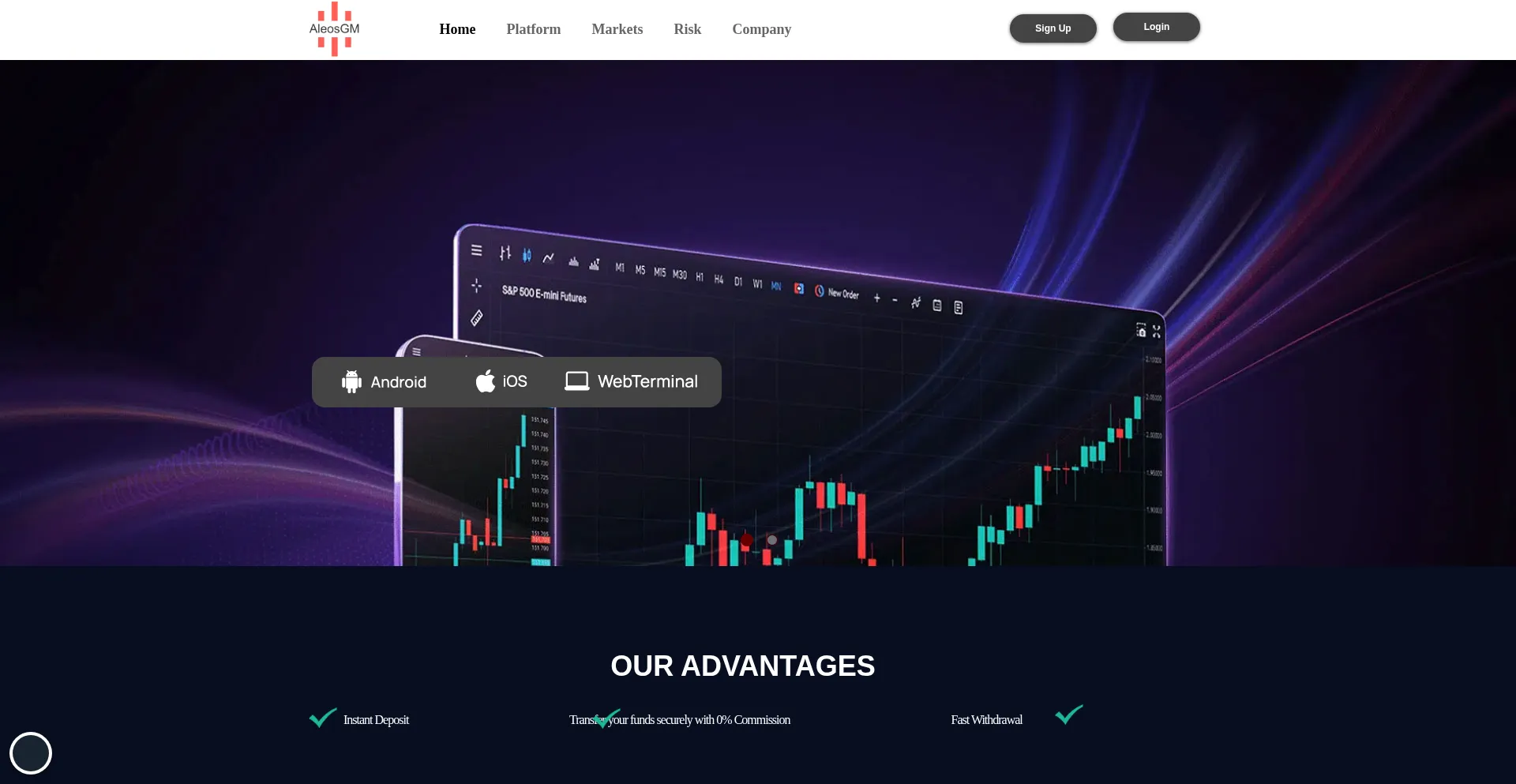 Website screenshot of Aleogmgolden.com